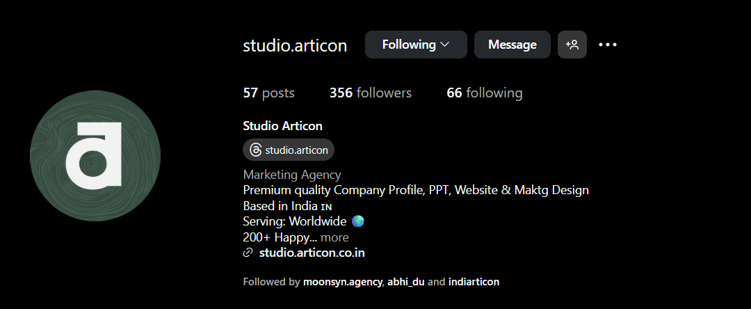 Studio.Articon Feed Design